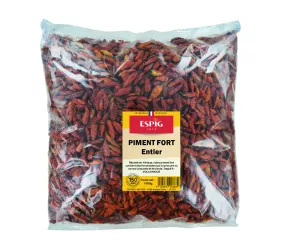 PIMENT FORT ENTIER - 1KG - Espig